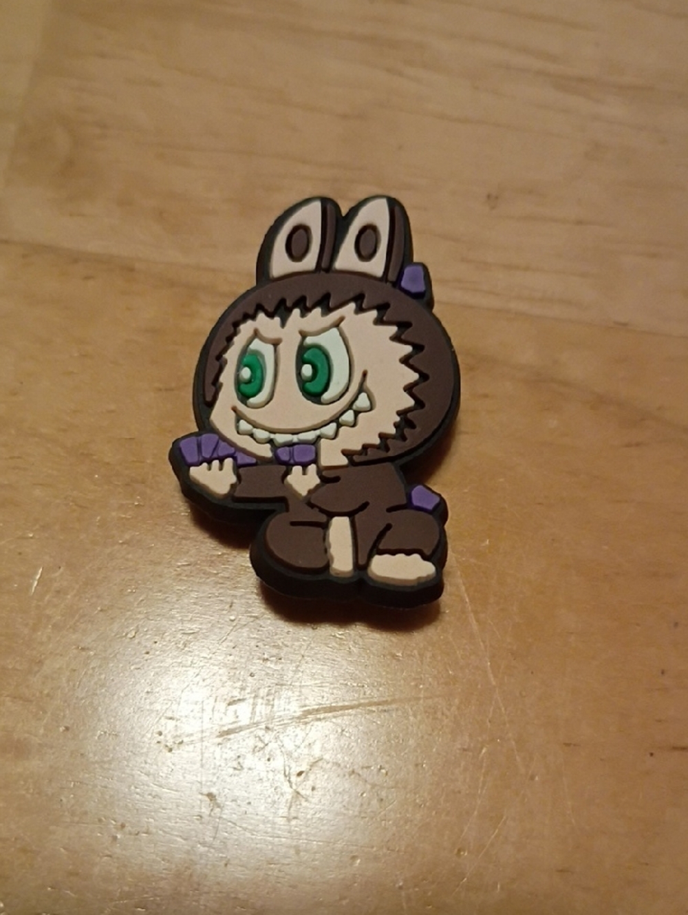 10 for $10 Jibbitz Croc Charms - Labubu Monster Brown Doll w/ Purple Accents NEW